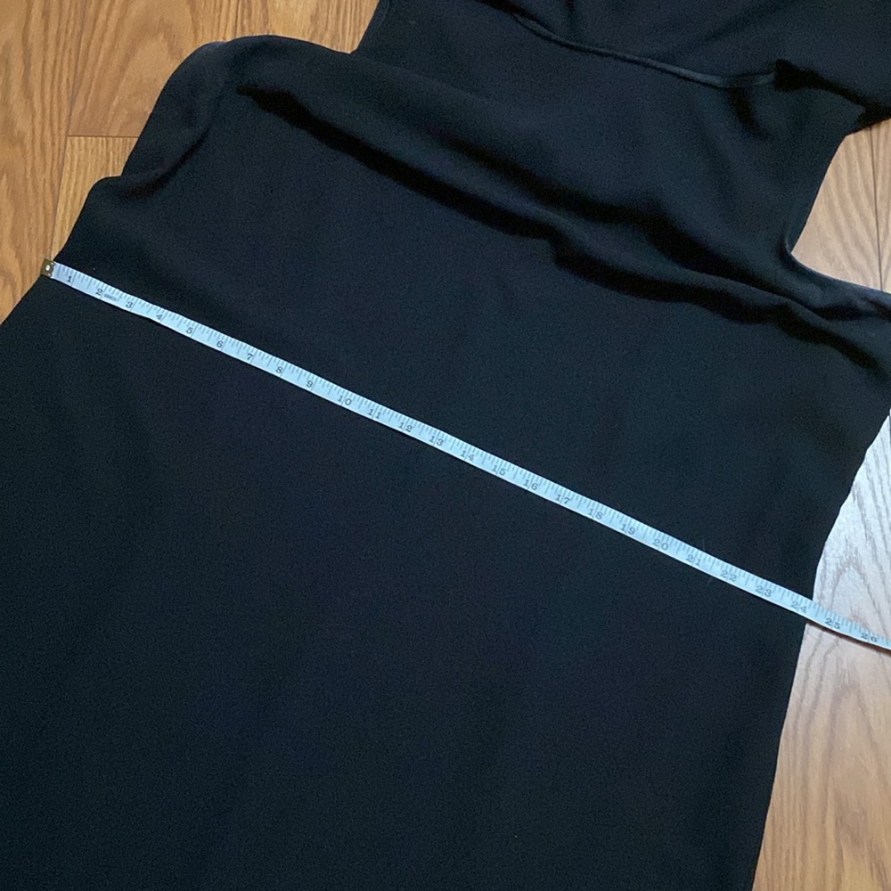 Vince Camuto women’s black high low capelet 1 button closure back dress 2X - Picture 14 of 14